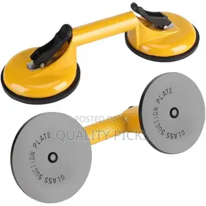 Double Heavy Vacuum Plate Handle Glass Holder Glass Suction Cup Puller