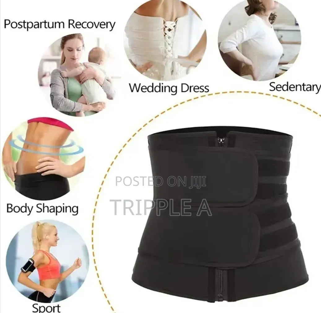 Latex Double Belts Waist Trainer