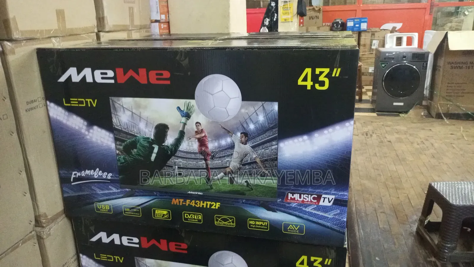 43inch, Frameless Mewe LED TV