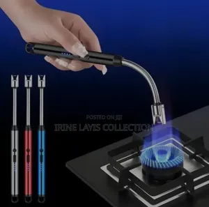 Rechargeable Electric Arc Lighters With a Flexible 360-Degree Neck.