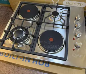 Digiwave DWGC2013S Built-in Hob |2 Gas Burners + 2 Electric Hot Plates