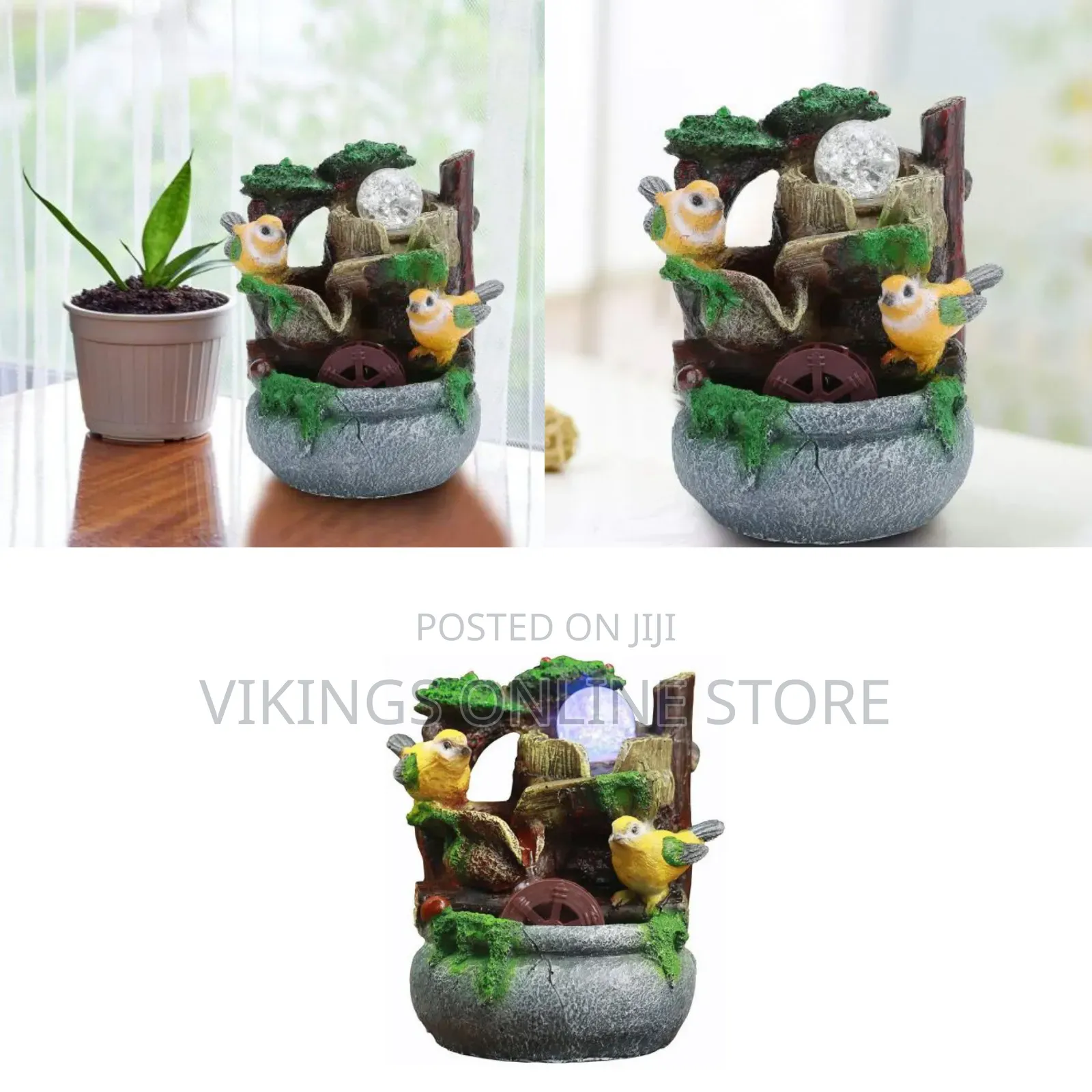 Desktop Fountain, Waterfalls Landscape Ornament Ornament Miniature Zen