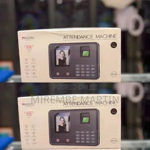 Yesido KM30 Attendance Machine Featuring Face Recognition, Fingerprint