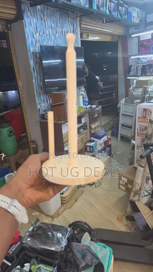 Freestanding Wooden Paper Towel Holder