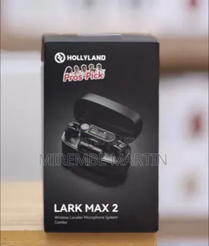 Hollyland Lark Max 2 Wireless Lavalier Microphone System,