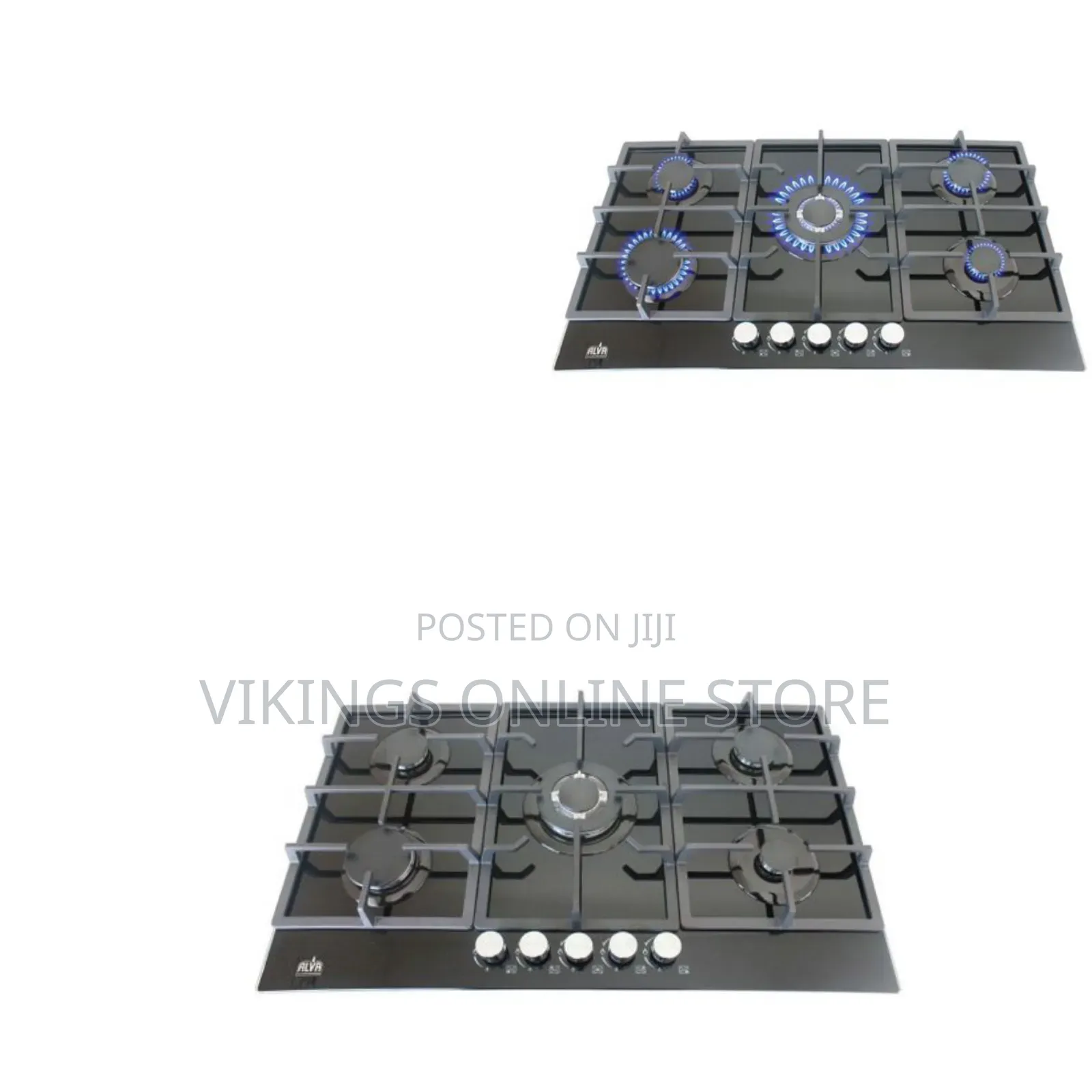 Ceramic Table Top Glass Gas Hob 5 Burner Bulb Built-in Hob With Wok