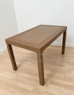 130cm by 80cm Rectangular Plastic Table Plastic Table