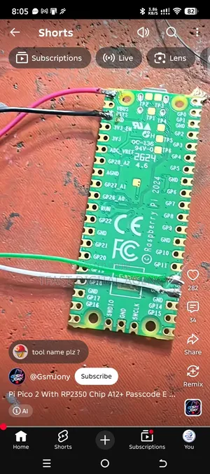 Pico 2 Rp2350 Board for A12+ and 13 + Hello Bypass