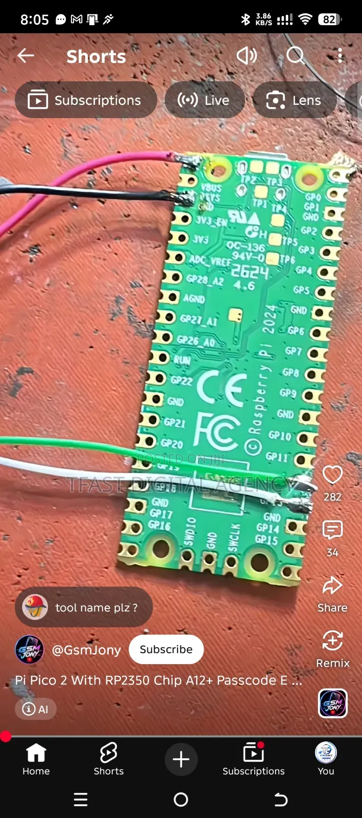 Pico 2 Rp2350 Board for A12+ and 13 + Hello Bypass