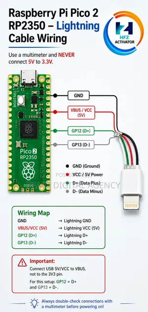 Pico 2 Rp2350 Board for A12+ and 13 + Hello Bypass