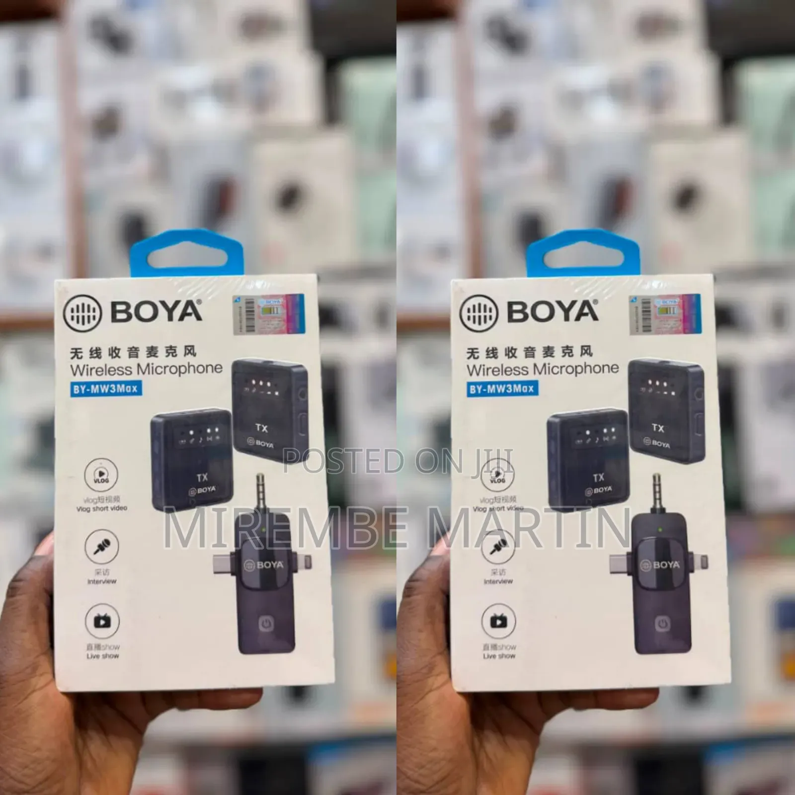 Boya BY-MW3MAX Wireless Microphone System