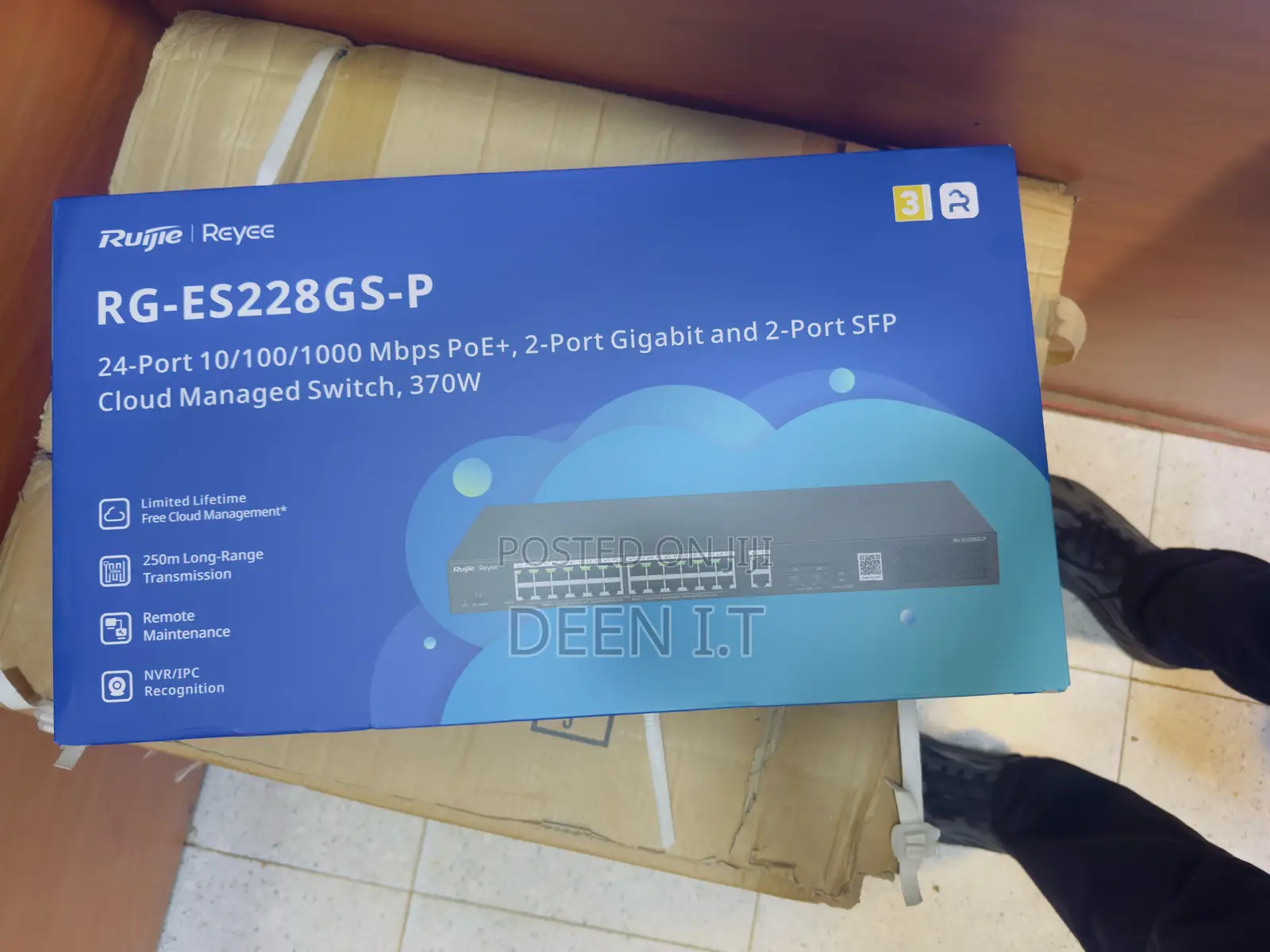 RuijieRG-ES228GS-24-Port PoEGigabit 2-Port SFP Managed Switch