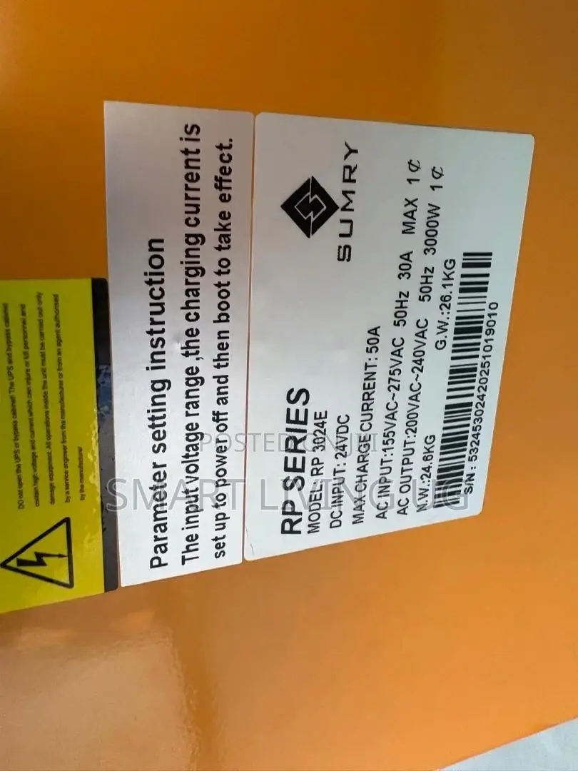 SUMRY 50A 3KW Hybrid Solar Inverter – New Stock 3Kva