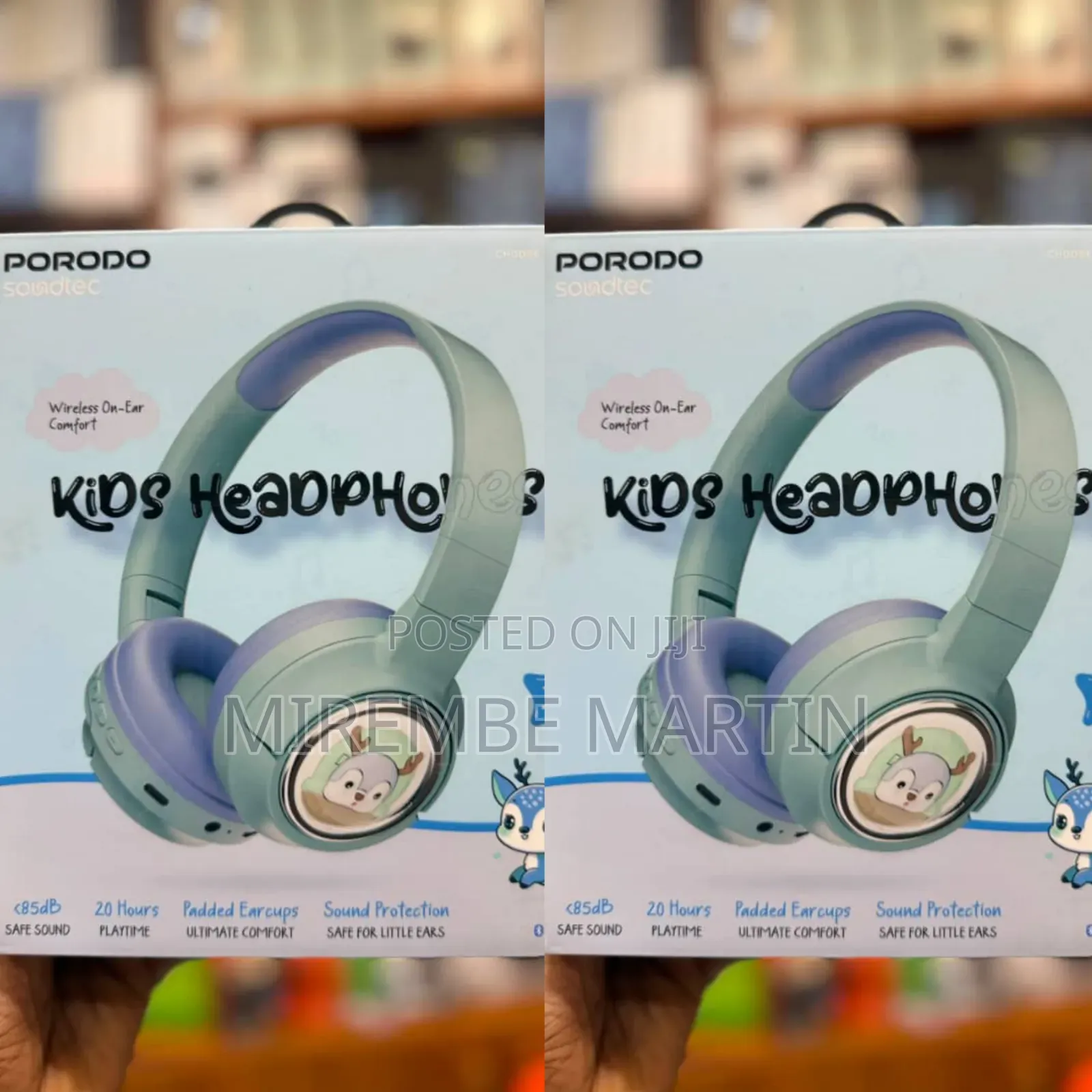 Porodo Soundtec Moose Wireless Kids Headphones