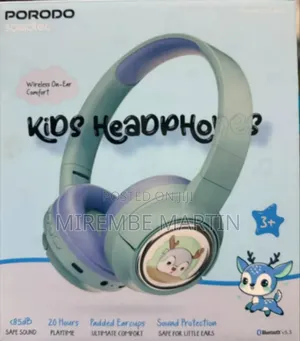 Porodo Soundtec Moose Wireless Kids Headphones