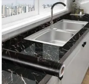Generic Faux Marble Adhesive Contact Paper