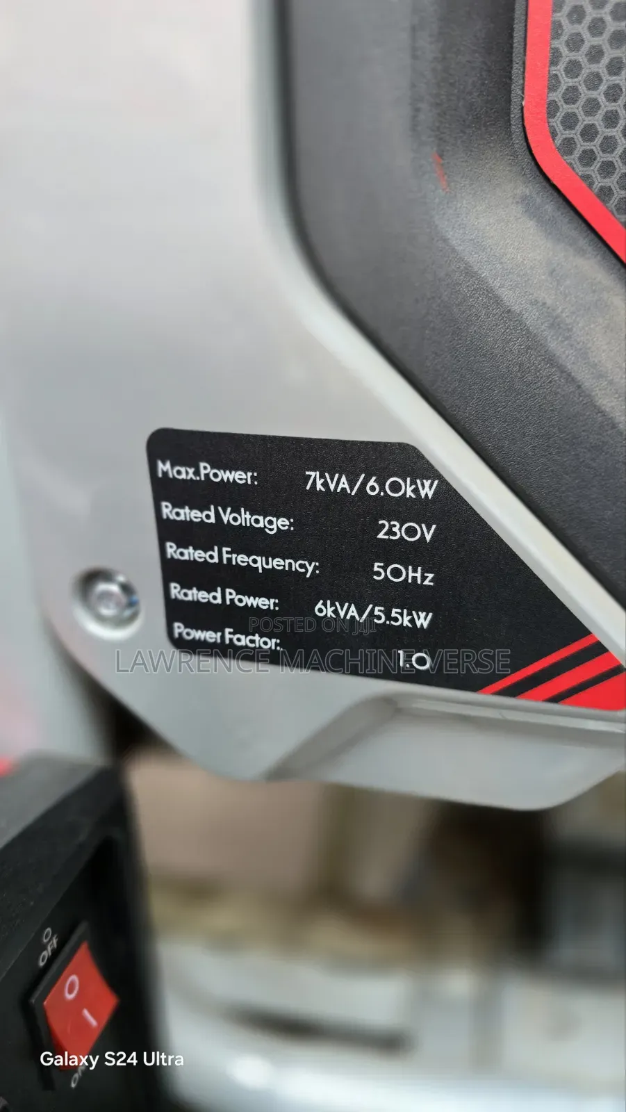 Honda Gasoline Generator Push to Start 7kva