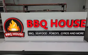 Acrylic 3D Led Light Sign Boards Logos