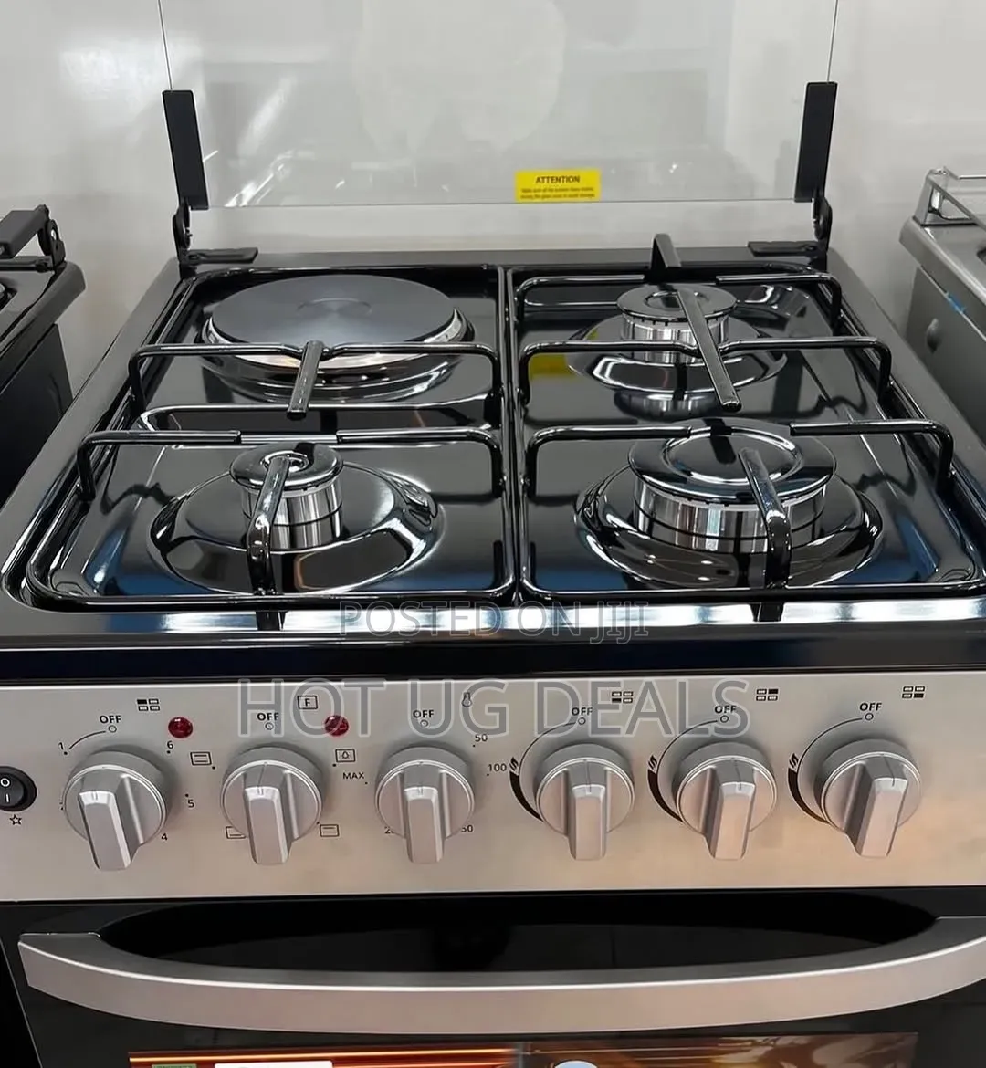 Midea 60x60 3 Gas + 1 Electric Cooker With Turbo Fan Rotisserie