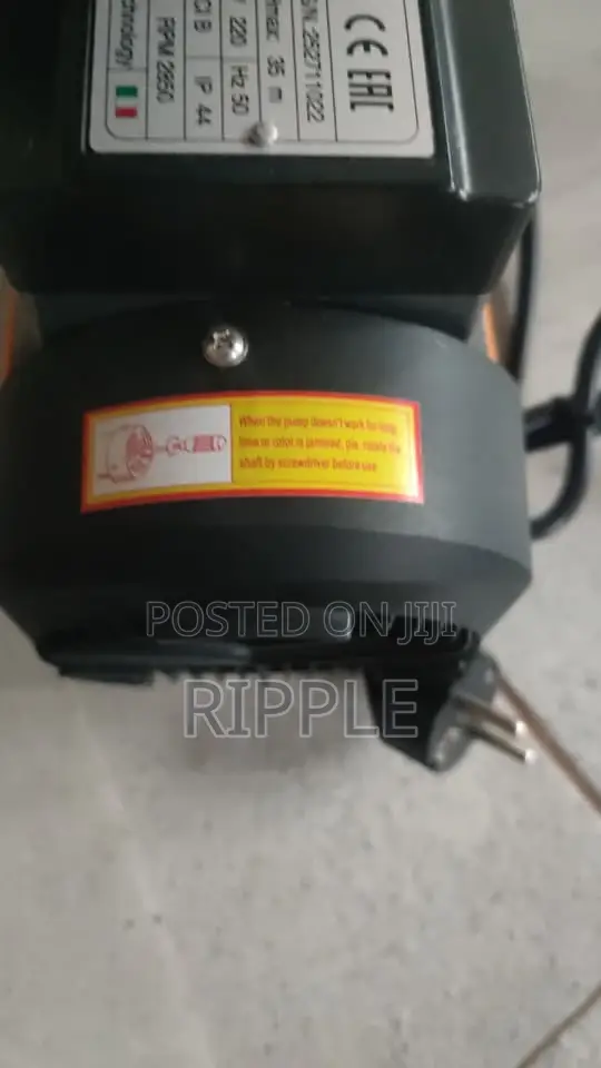 370W Electric Surface Water Pump 35m Head 2100l/H 220V AC