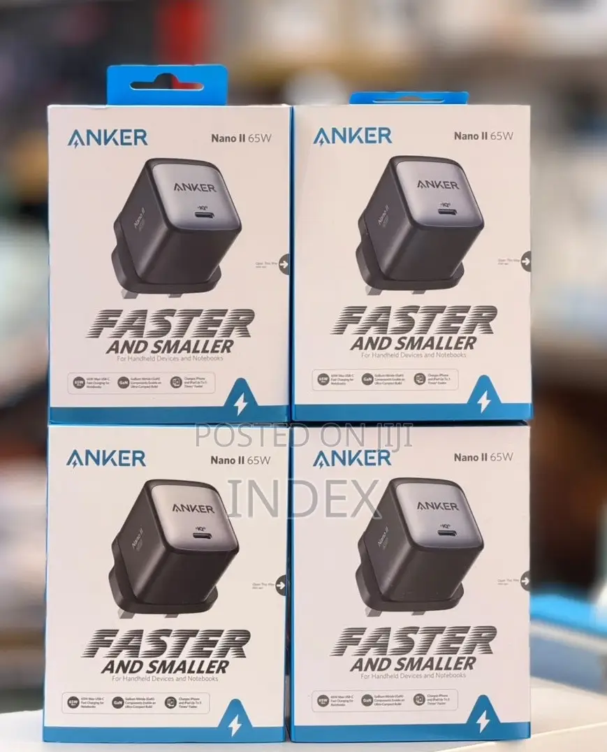 Anker Nano 2 (II) , 65W Gan USB C Gan Charger Fast Charger Adapter