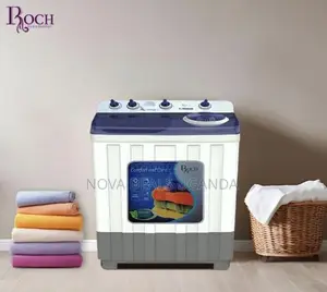 Roch 12Kg Twin Tub/Top Loader Washing Machine-White