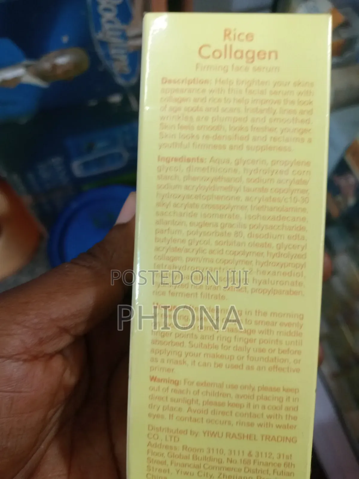 Estelin Rice Collagen and Firming Face Serum