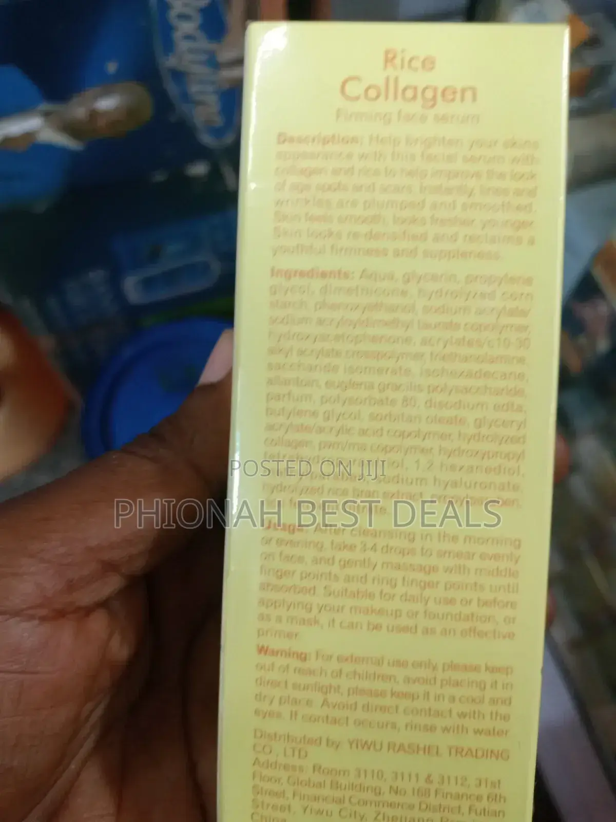 Estelin Rice Collagen and Firming Face Serum