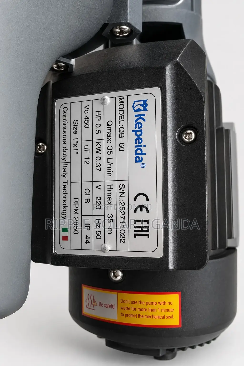 370W High Pressure Water Pump 35m Home Booster 220V