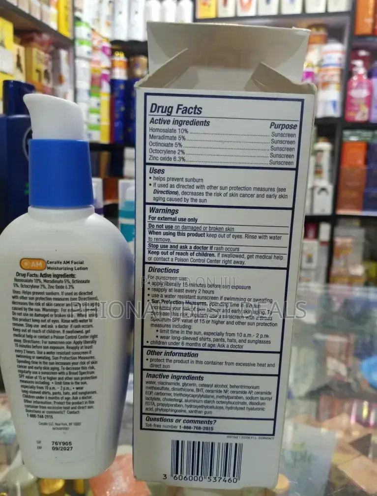 Serave Facial Moisturizing Lotion With Sunsreen