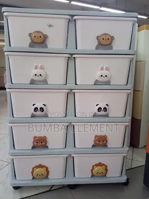 92 Cm by 68 Cm by 40 Cm Good Quality Baby Drawer Cabinet
