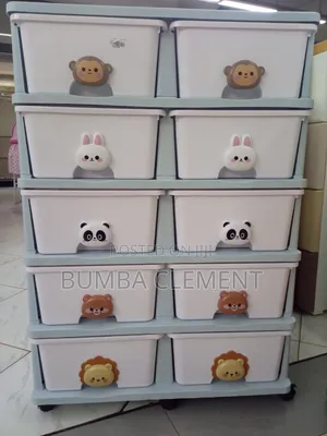 92 Cm by 68 Cm by 40 Cm Good Quality Baby Drawer Cabinet
