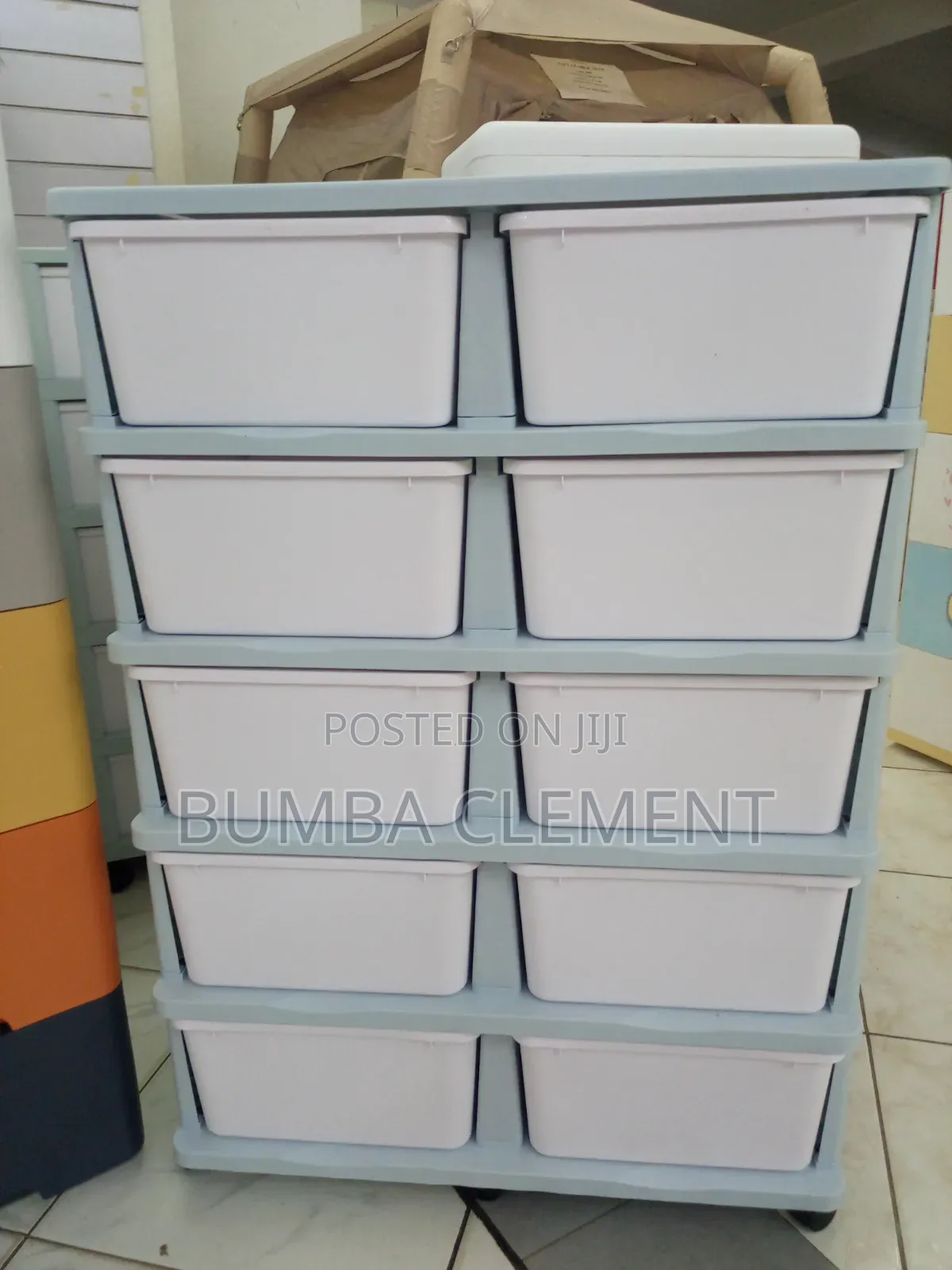 92 Cm by 68 Cm by 40 Cm Good Quality Baby Drawer Cabinet