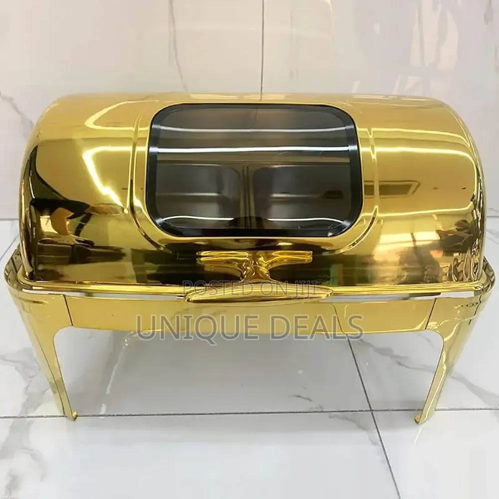 Gold Stainless Steel Chafing Dish Buffet Set