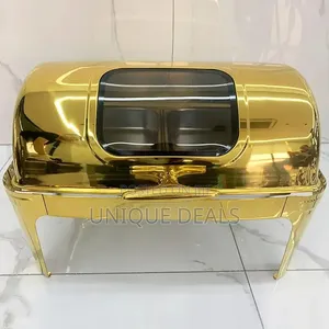 Gold Stainless Steel Chafing Dish Buffet Set