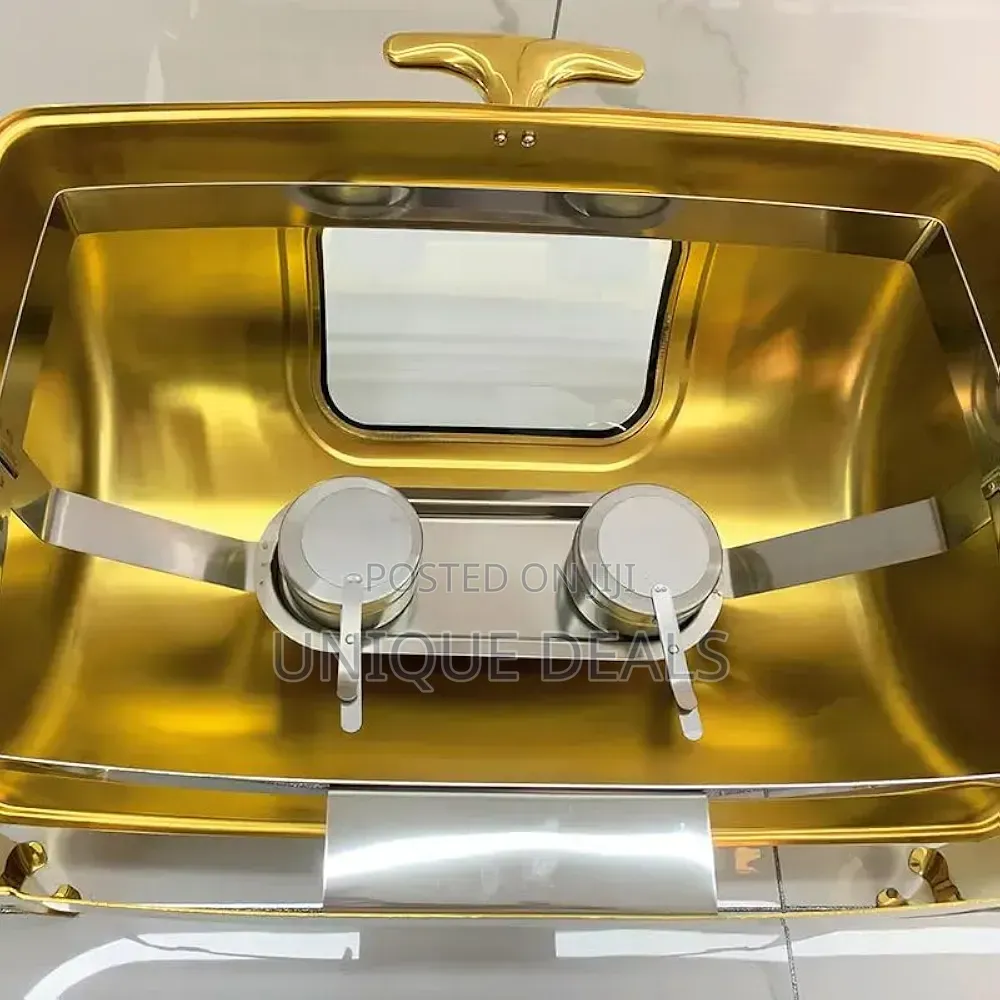Gold Stainless Steel Chafing Dish Buffet Set