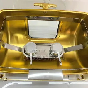 Gold Stainless Steel Chafing Dish Buffet Set