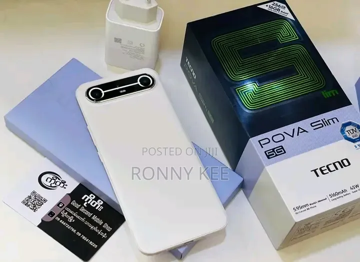 New Tecno Pova Slim 5G 256 GB White