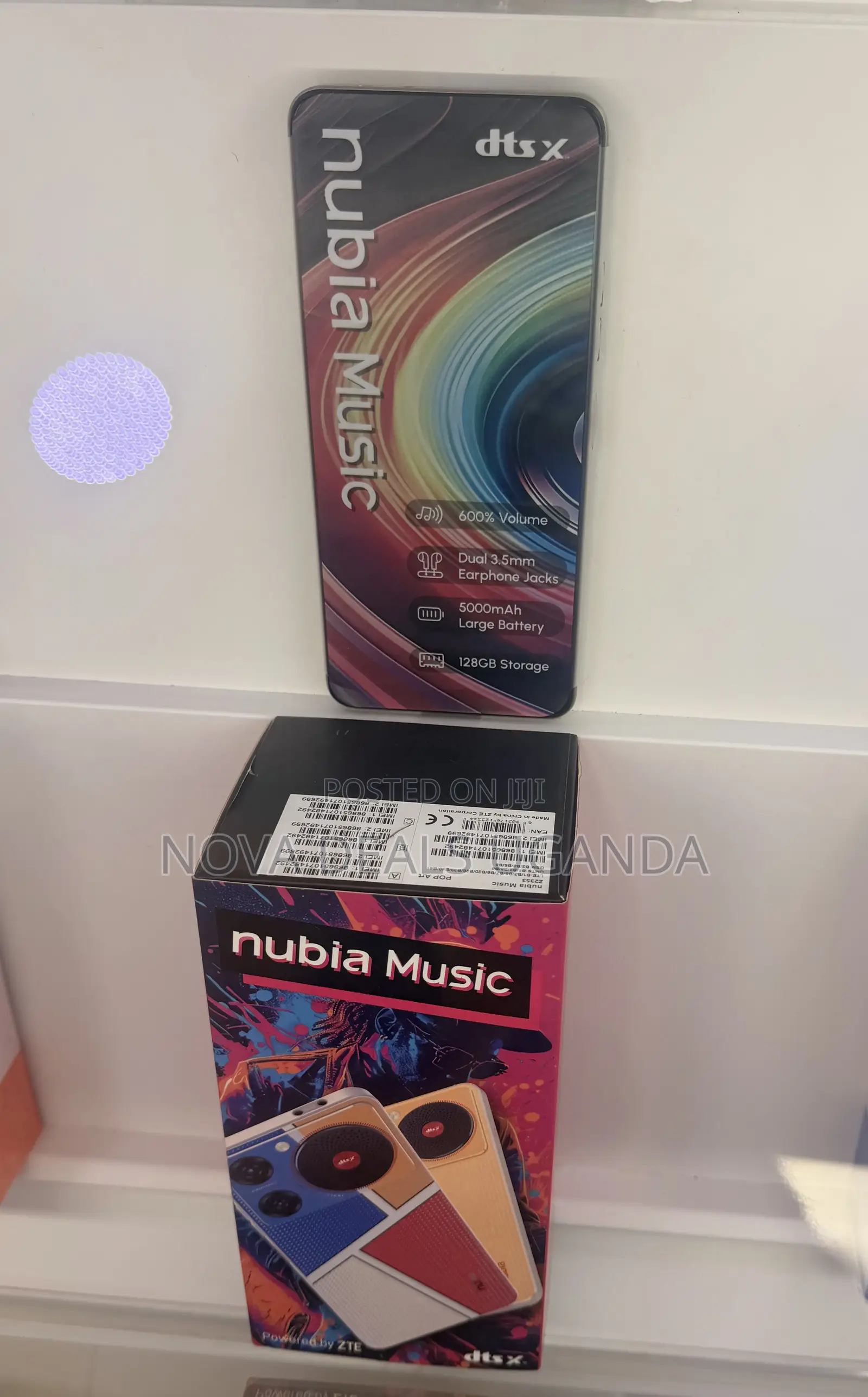 New ZTE Nubia Music 128 GB Black