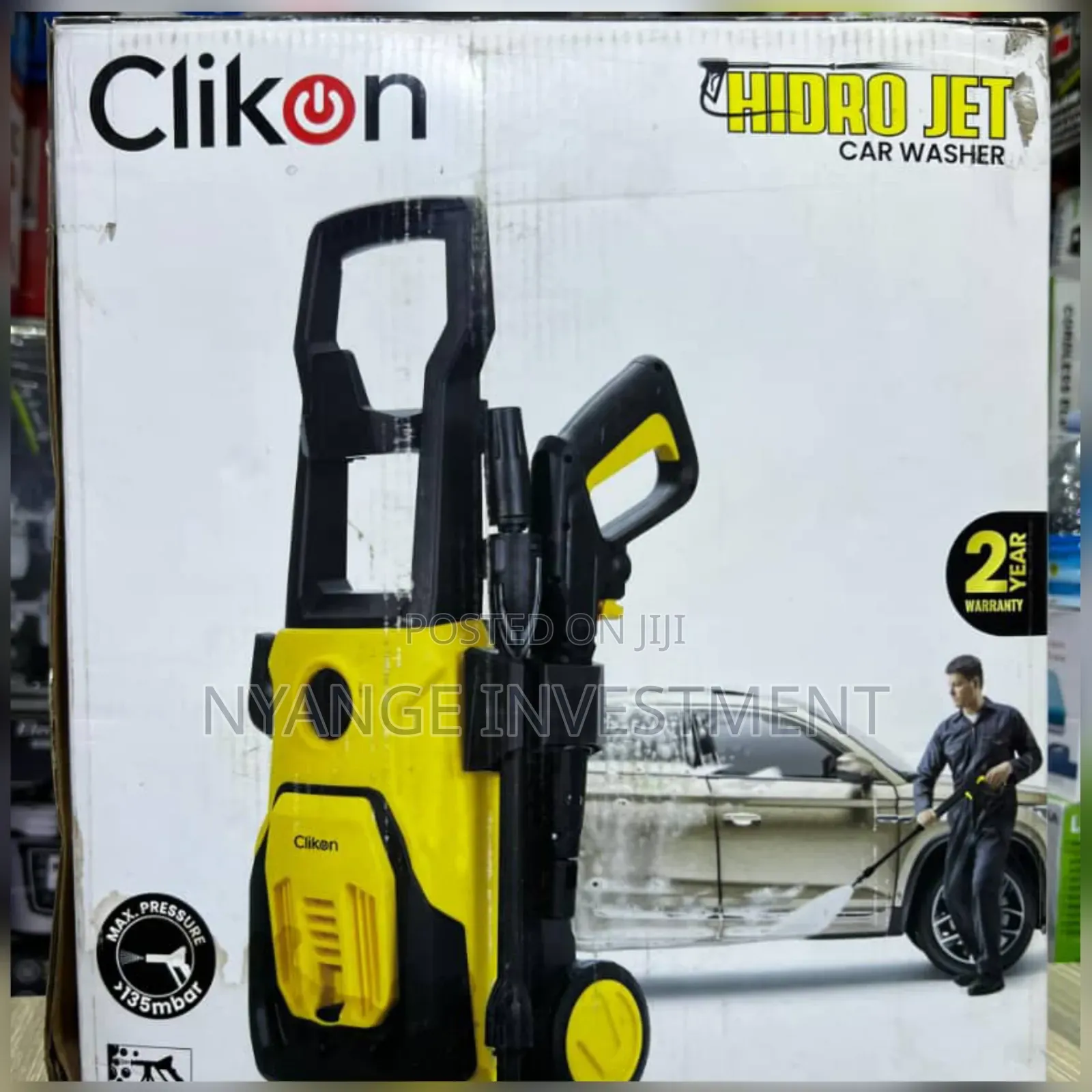 Clikon High Pressure Car washer.Hidro Jet 1800w Pressure Washer.
