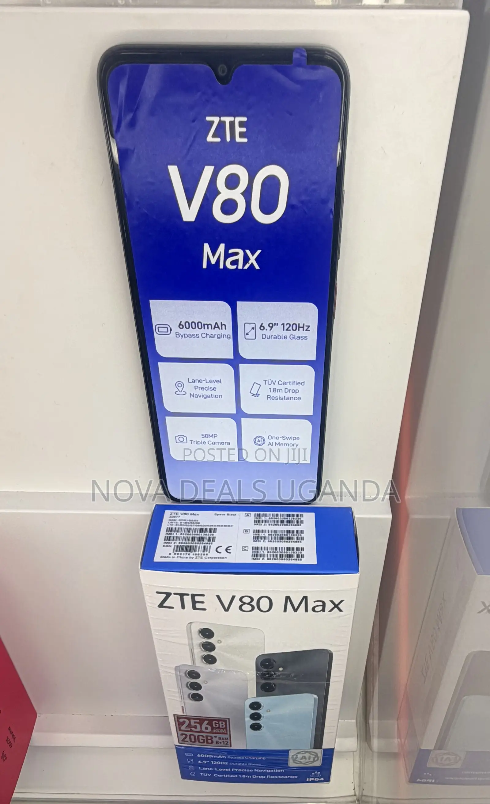 New ZTE Blade V80 Pro 256 GB Black