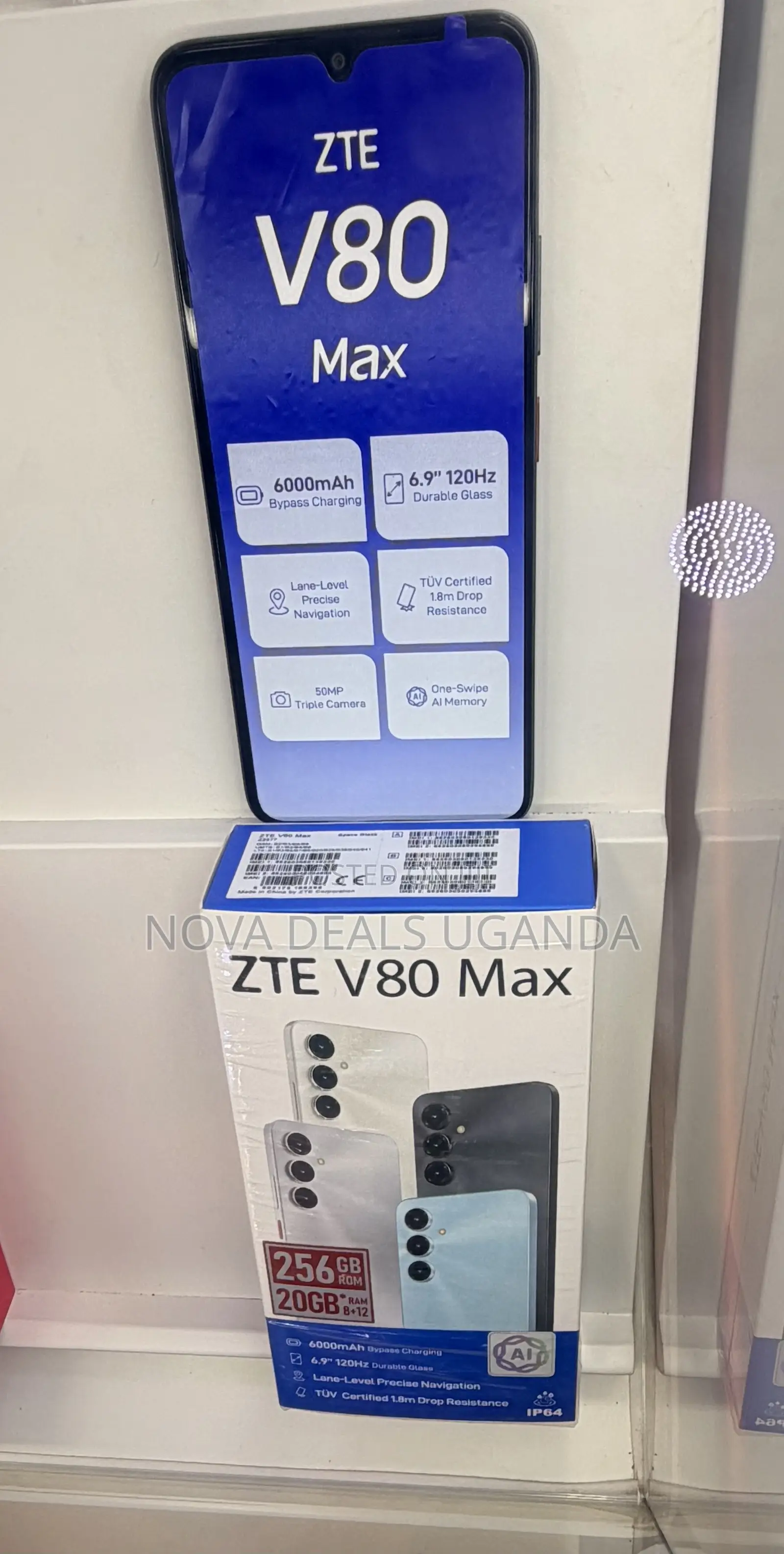 New ZTE Blade V80 Pro 256 GB Black