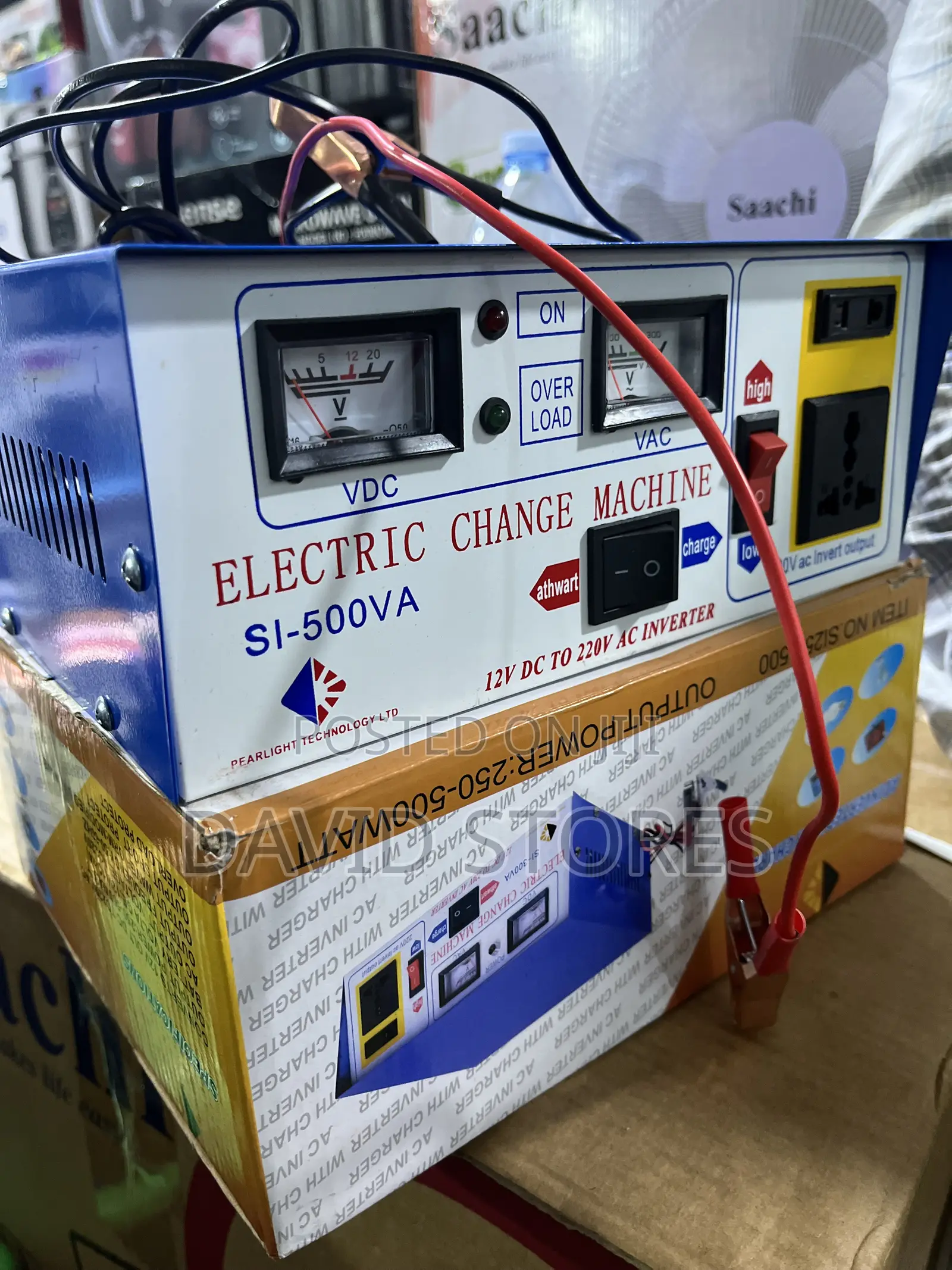 AC Inverter SI-500VA – 12V DC to 220V AC Power Inverter