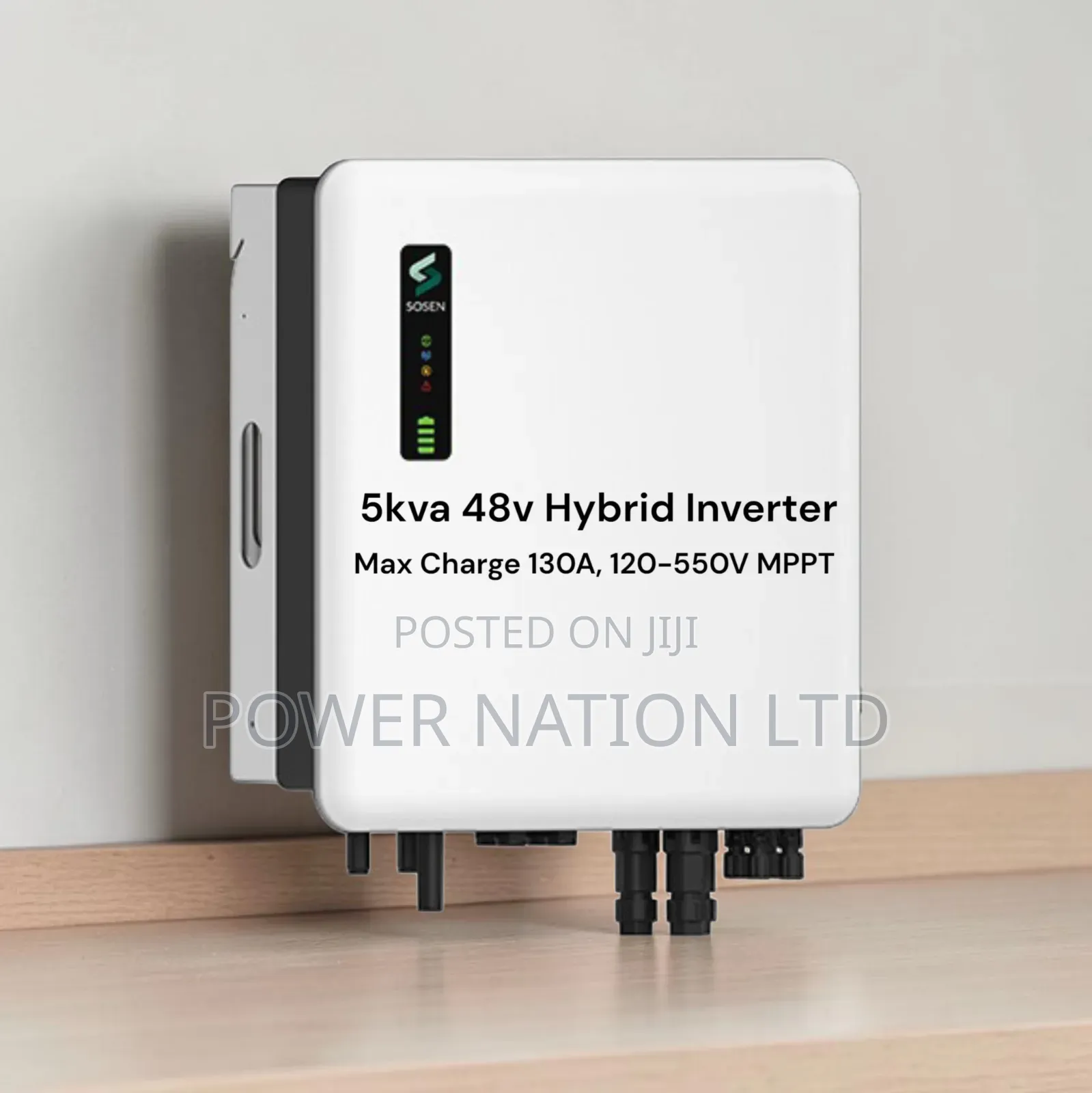 48v 5kw / 5kva Sosen Hybrid Inverter, Max 130A, 120-150v MPPT