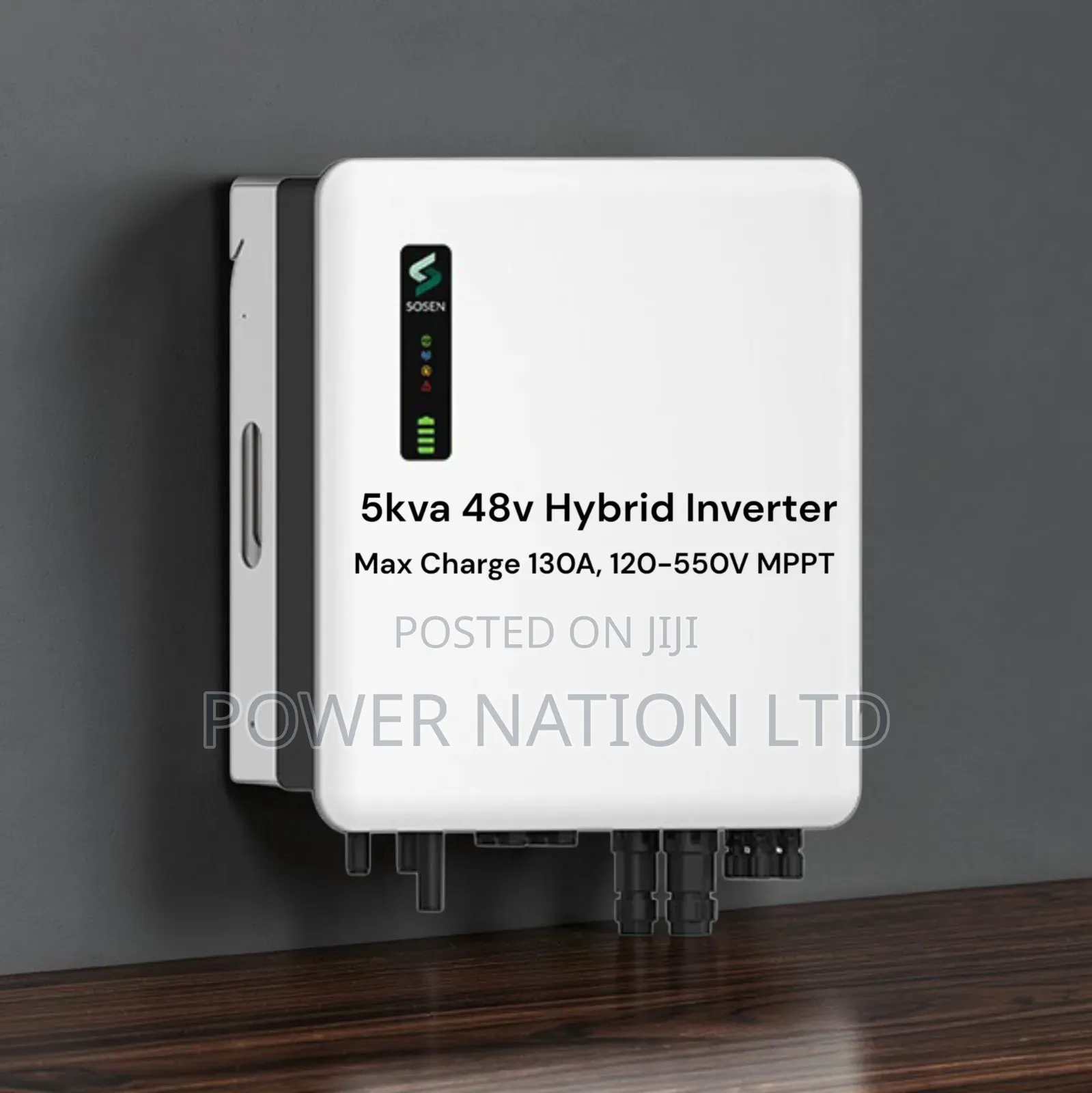 48v 5kw / 5kva Sosen Hybrid Inverter, Max 130A, 120-150v MPPT
