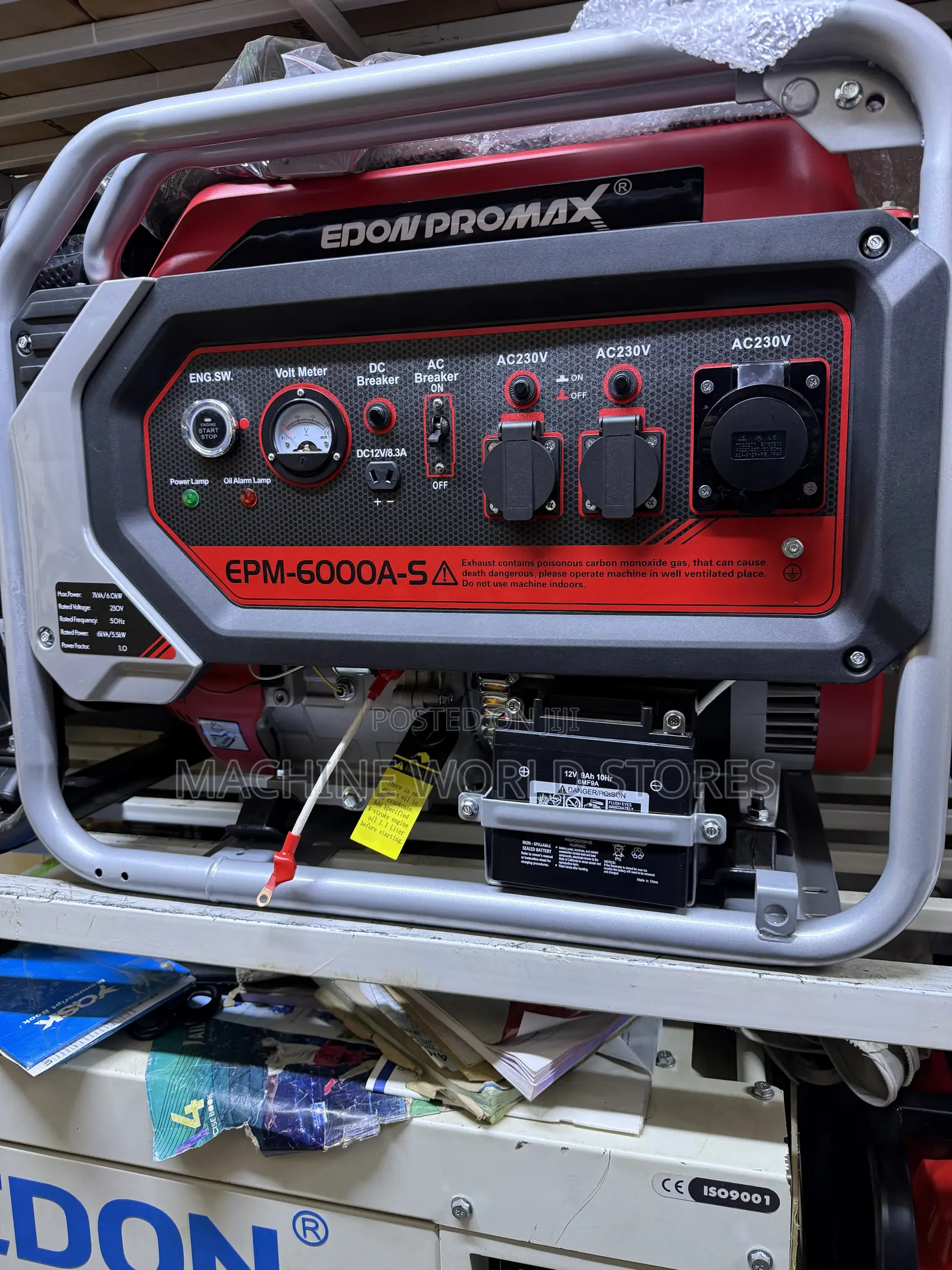 6kva Gasoline Generator Edonpromax