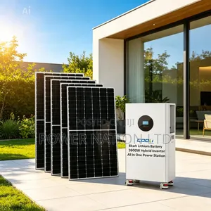 8kwh + 3.6kva Cooli All in One Power Station Full Kit W/T Solar Panels