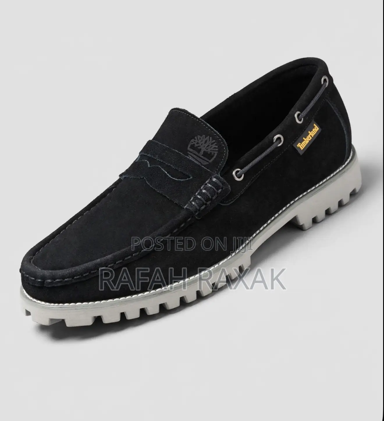 Original Men’S Black Suede Timberland Loafers