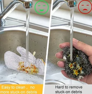 Magic Steel Wire Dish Washing Gloves