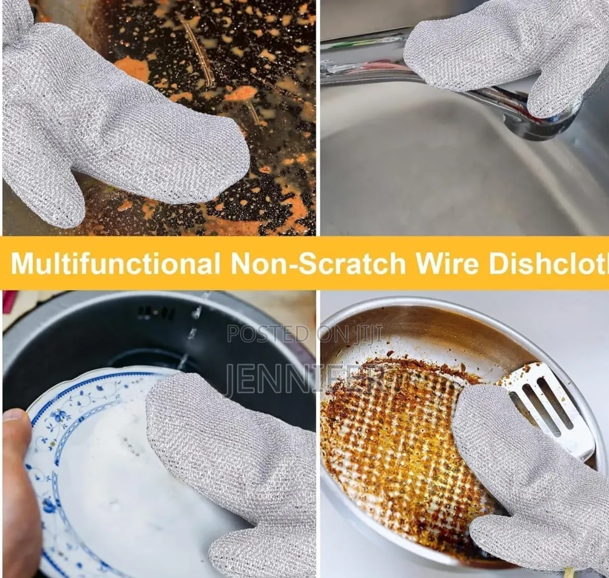 Magic Steel Wire Dish Washing Gloves